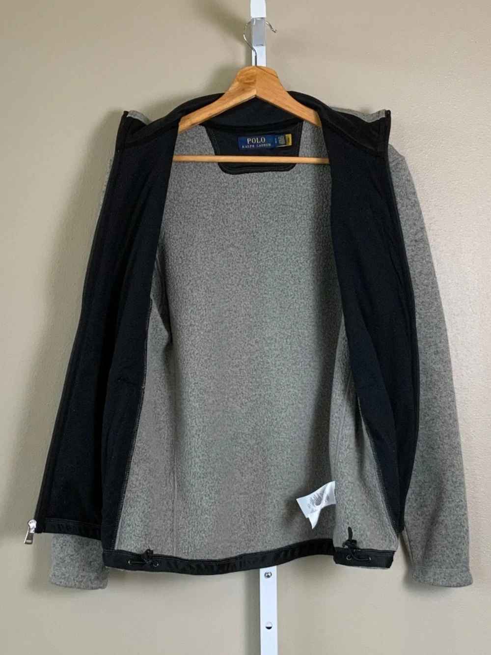 POLO Ralph Lauren Knit Fleece Lined Full Zip Mockneck Jacket